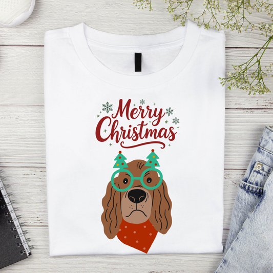 Merry Christmas Pup Unisex Classic T-Shirt