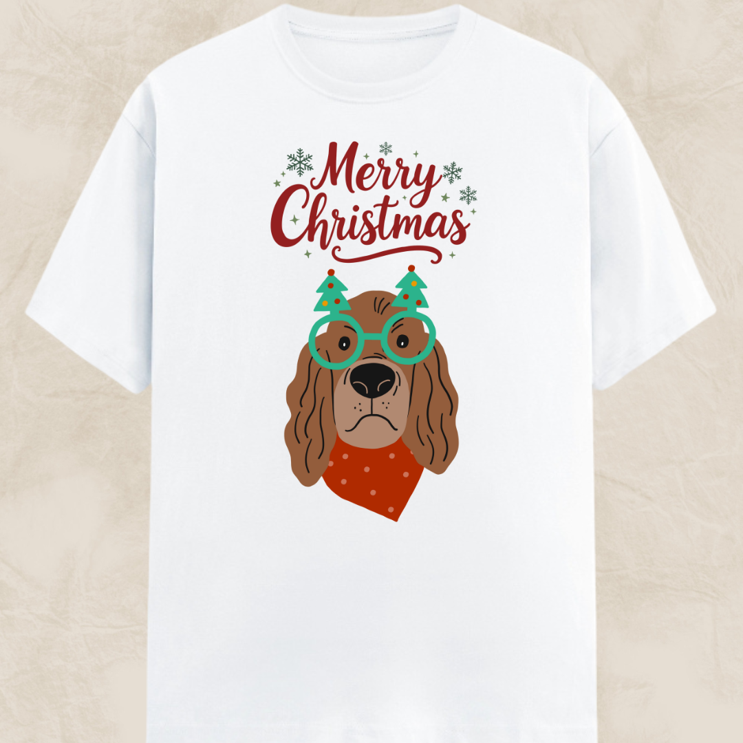 Merry Christmas Pup Unisex Classic T-Shirt