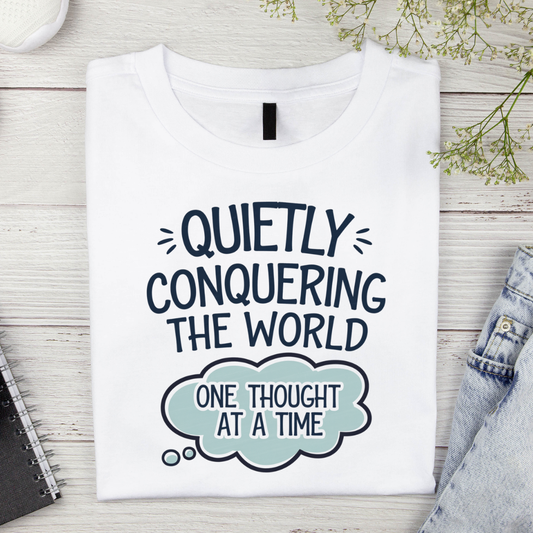 Introvert Quietly Conquering Unisex Classic Crew T-Shirt