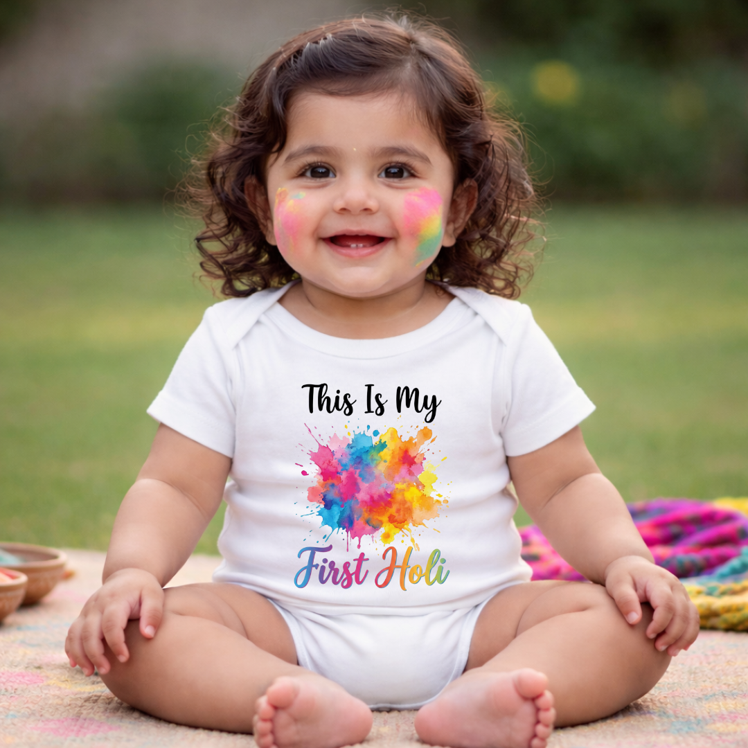 Holi Baby Rompers