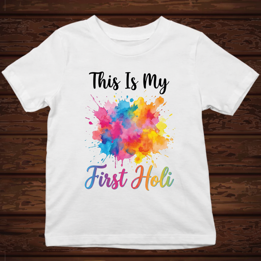 Kids First Holi Unisex Crew Neck T-Shirt
