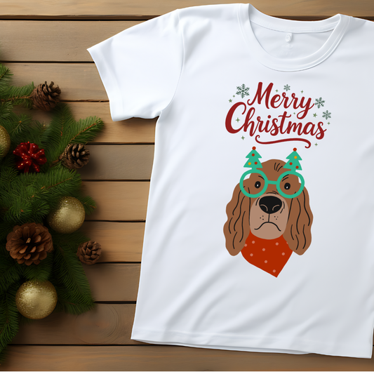 Merry Christmas Pup Unisex Classic T-Shirt