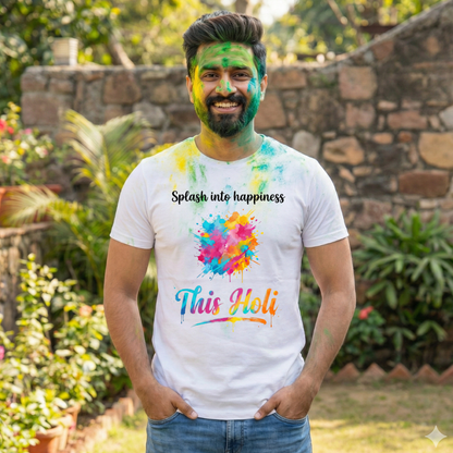 Colorful Holi Unisex Classic T-Shirt