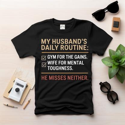 My Husband's Daily Routine Classic T-Shirt
