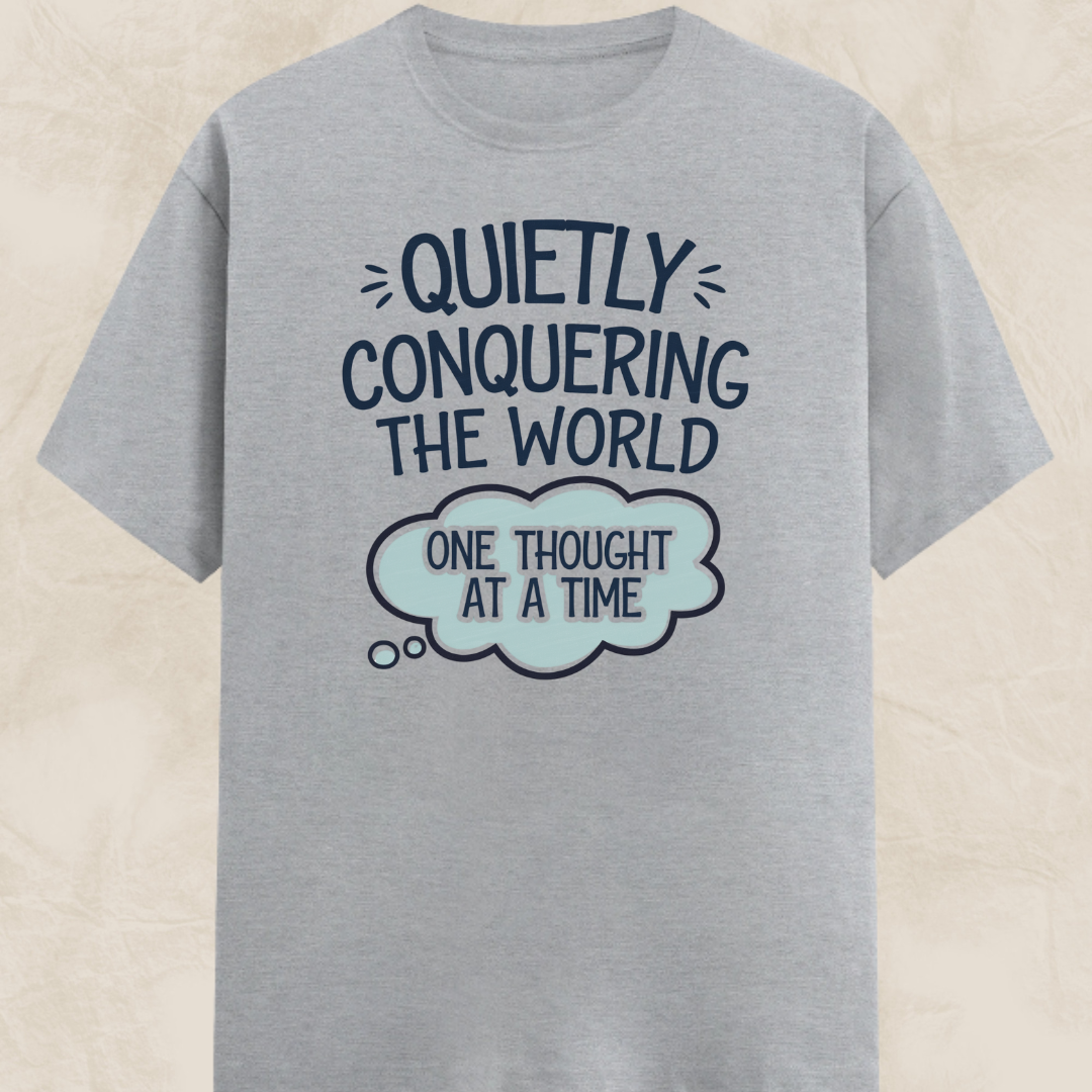 Introvert Quietly Conquering Unisex Classic Crew T-Shirt