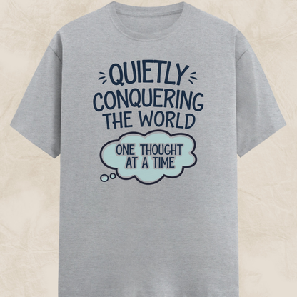 Introvert Quietly Conquering Unisex Classic Crew T-Shirt