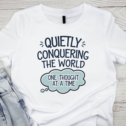 Introvert Quietly Conquering Unisex Classic Crew T-Shirt