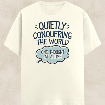 Introvert Quietly Conquering Unisex Classic Crew T-Shirt