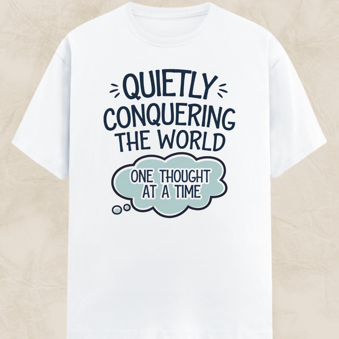 Introvert Quietly Conquering Unisex Classic Crew T-Shirt