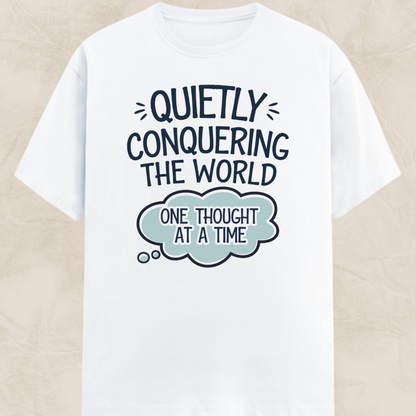 Introvert Quietly Conquering Unisex Classic Crew T-Shirt