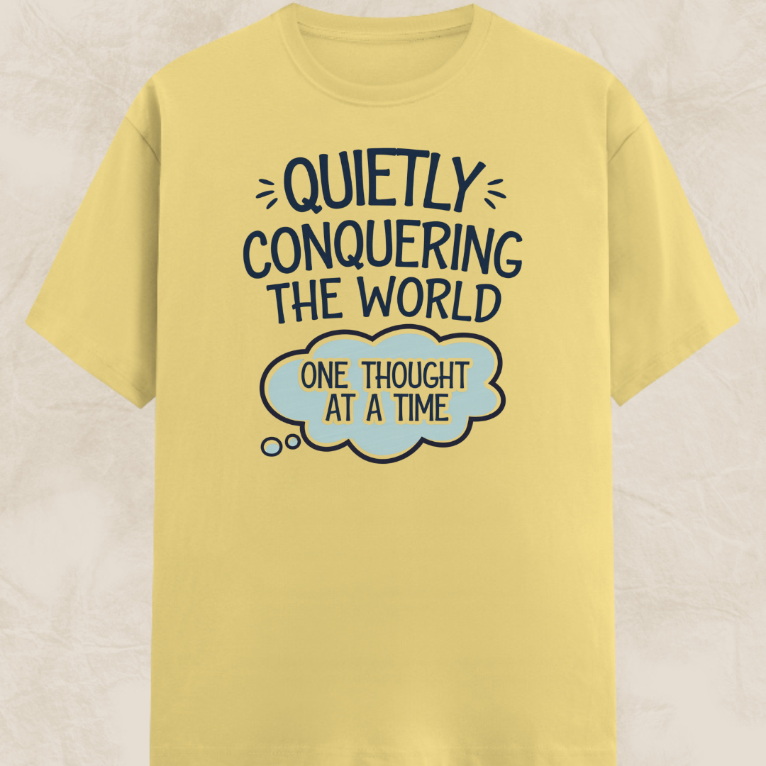 Introvert Quietly Conquering Unisex Classic Crew T-Shirt