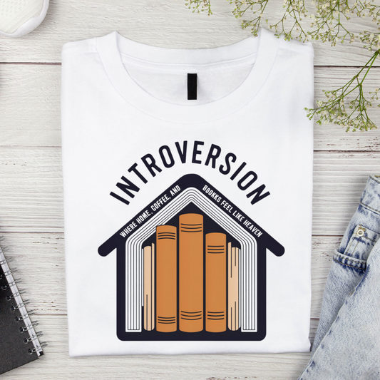 Introvert Home Books Unisex Classic T-Shirt