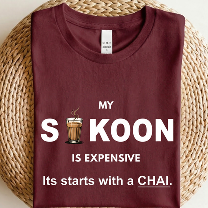 Sukoon Starts With My Chai Unisex Classic T-Shirt