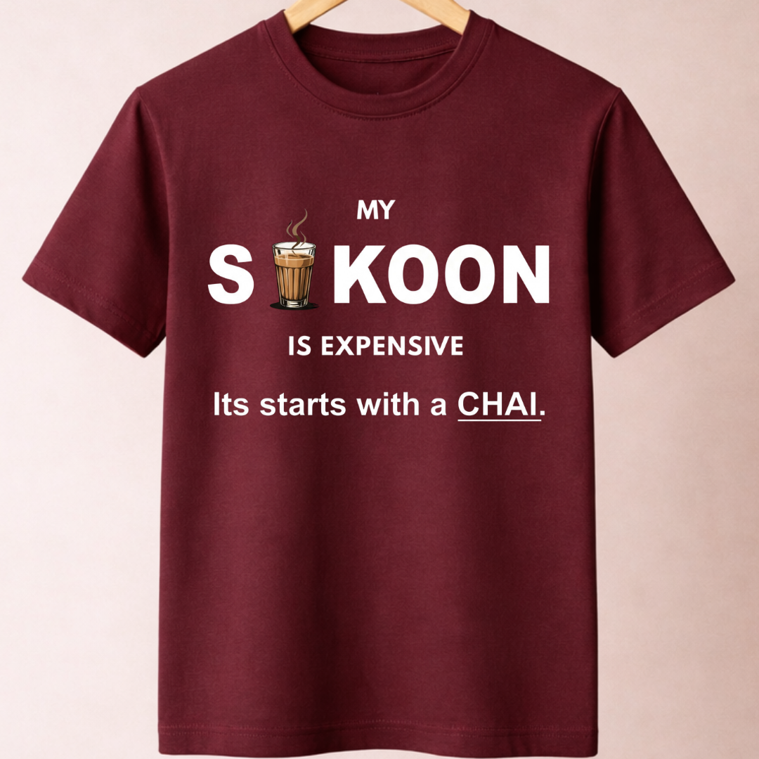 Sukoon Starts With My Chai Unisex Classic T-Shirt