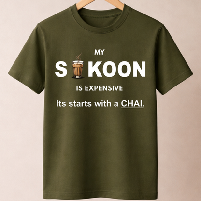 Sukoon Starts With My Chai Unisex Classic T-Shirt