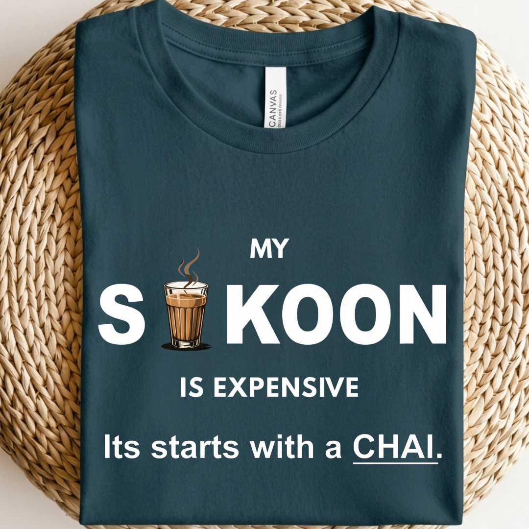 Sukoon Starts With My Chai Unisex Classic T-Shirt