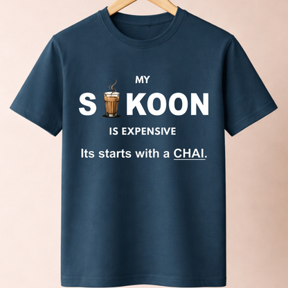 Sukoon Starts With My Chai Unisex Classic T-Shirt