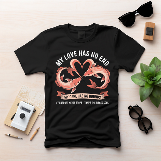 Pisces Heart Unisex Classic Crew T-Shirt