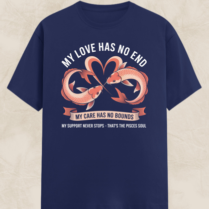 Pisces Heart Unisex Classic Crew T-Shirt