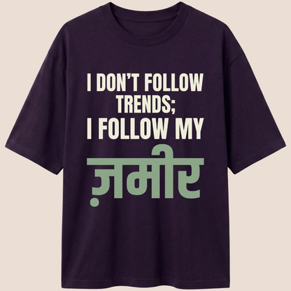 I Follow My Zameer Unisex Oversized Classic T-Shirt